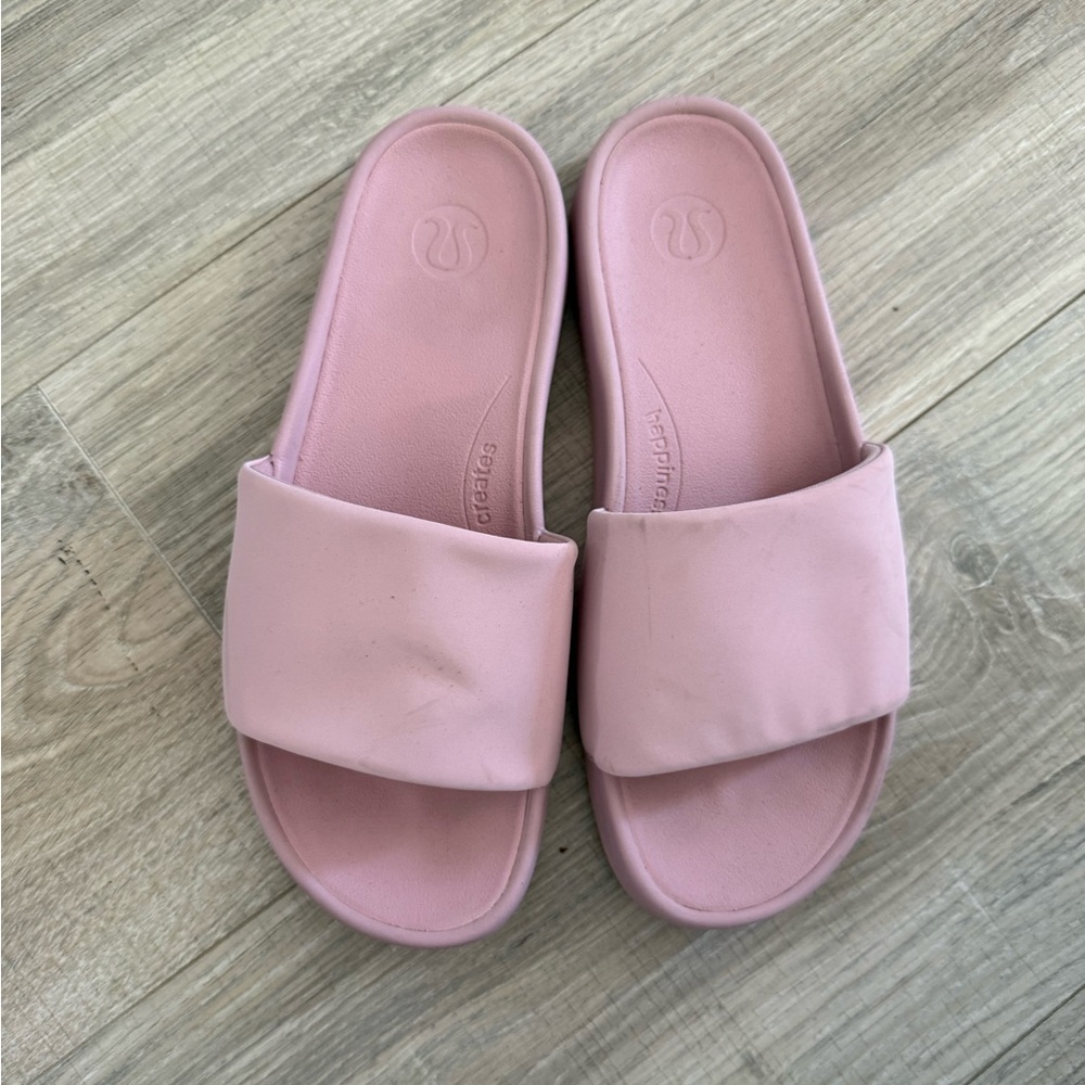 Pink Lululemon Slide Sandals